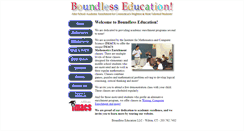 Desktop Screenshot of boundlessedu.com